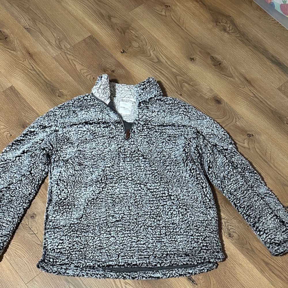 Thread & Supply Gray Sherpa Jacket